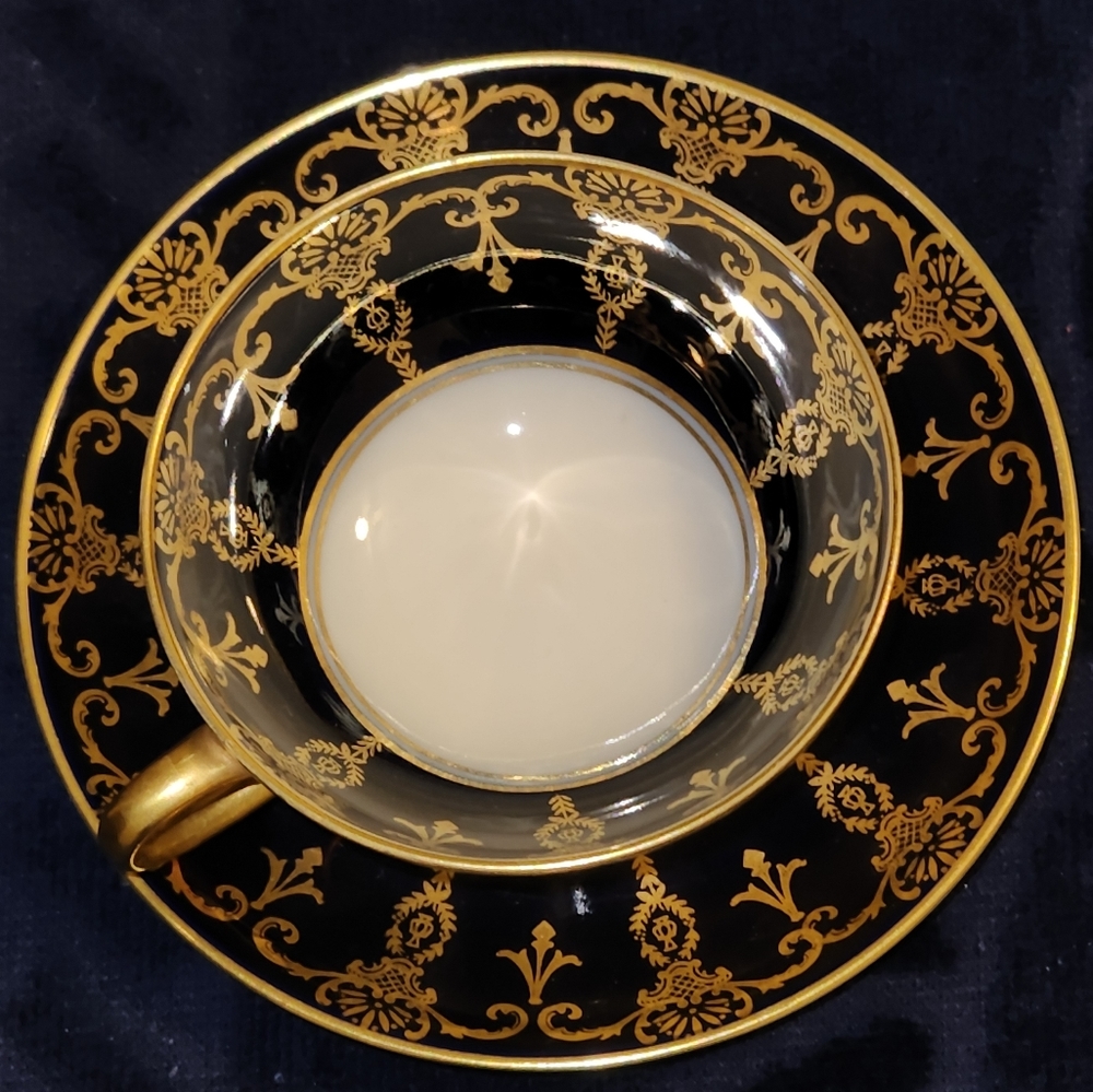 Rare Rosenthal Selb Germany Porcelain Mini Cup & Saucer Vintage Collectibles